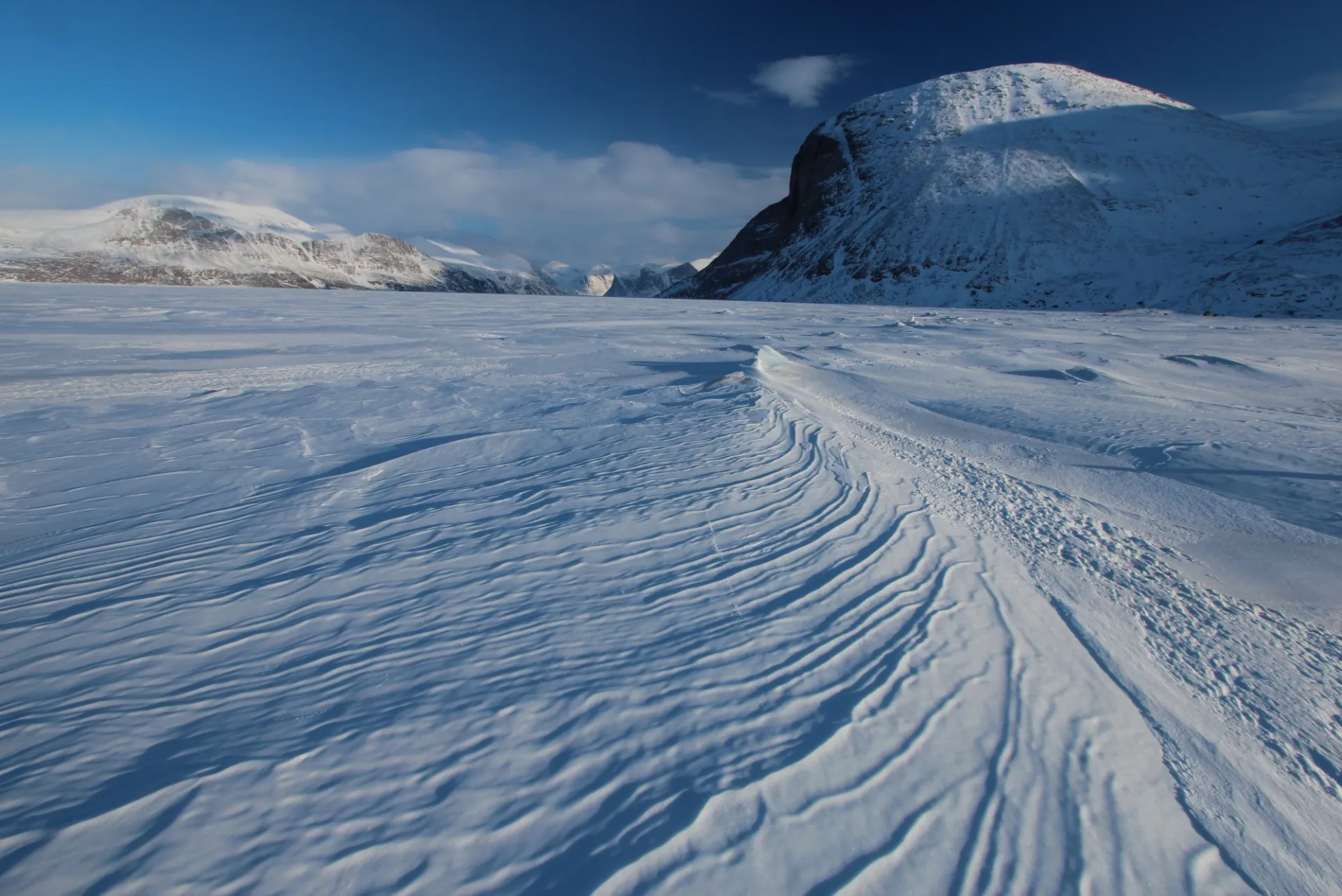 snow in greenland