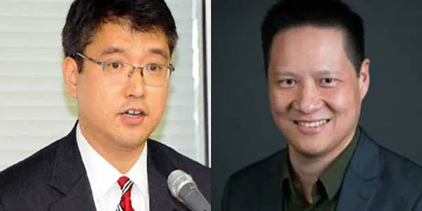 photos of Shigeo Hirano, left, and Michael Ting