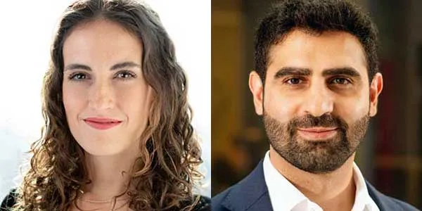 Photos of Giovanna Invernizzi, left, and Ala Alrababah