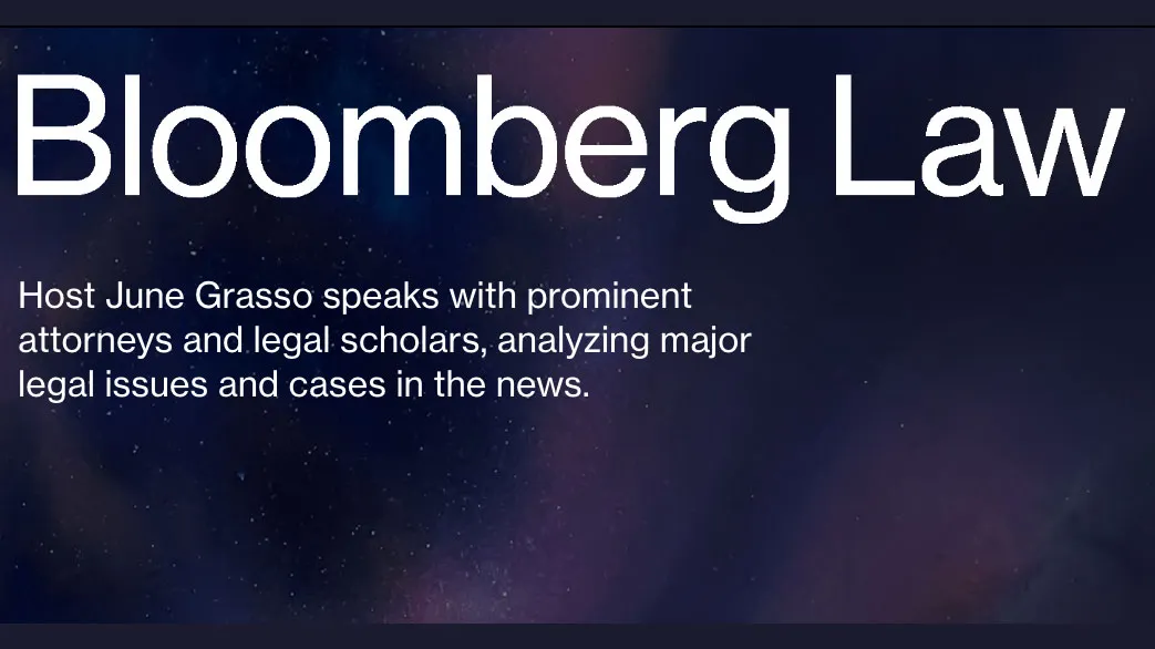 Bloomberg Law podcast thumbnail