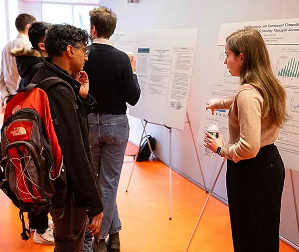 interaction following the presentations