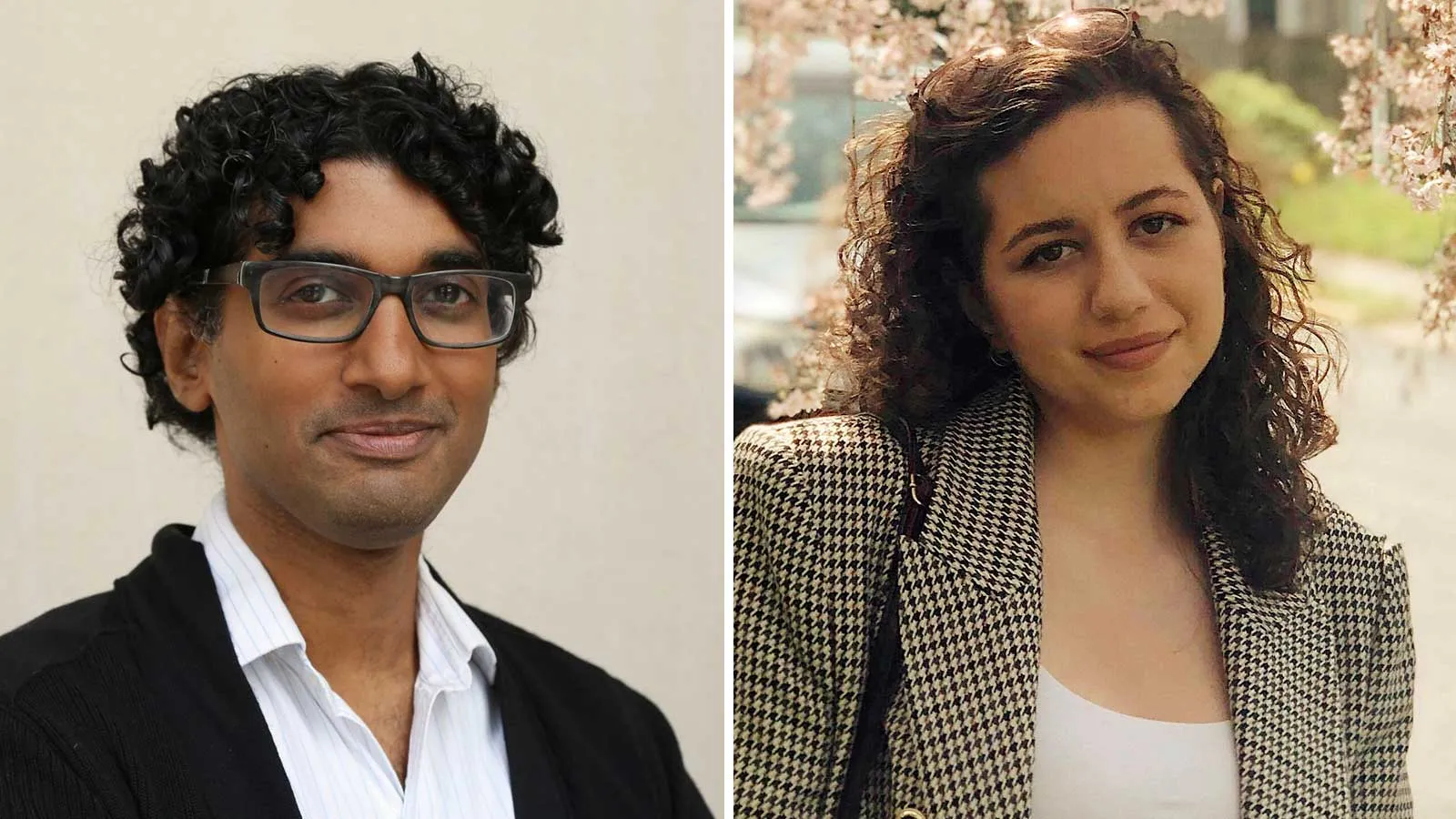 Photo of Suresh Naidu and Katy Habr